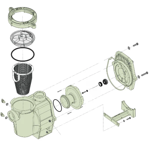 Appaetech Industries | 777009 | Complete Wet End Replacement Kit – Compatible with Pentair WhisperFlo & IntelliFlo Pumps (0.5–2HP) - Image 8
